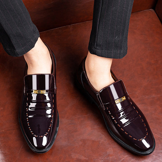 Patent Leather Men Dress Shoes